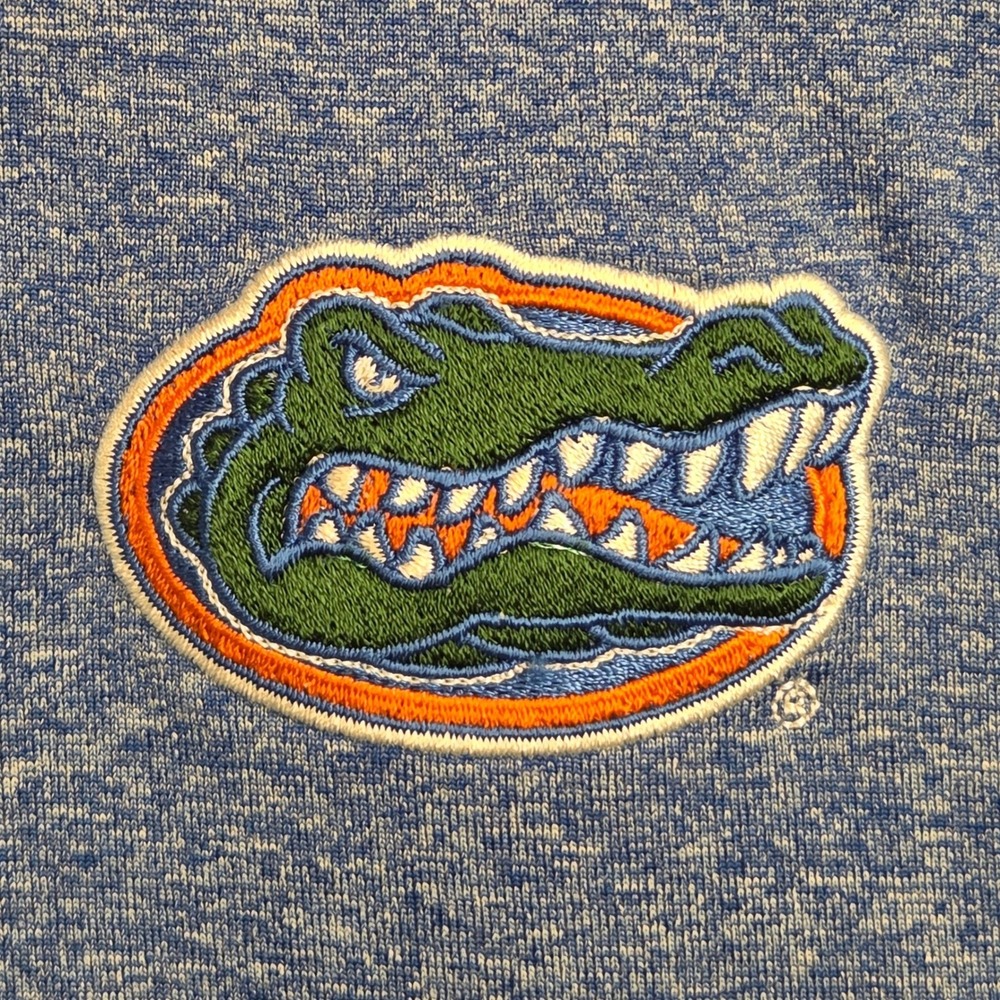 Nike Golf Dri-Fit Performance Victory Polo Shirt Florida Gators Blue Mens 2XL - Picture 7 of 10